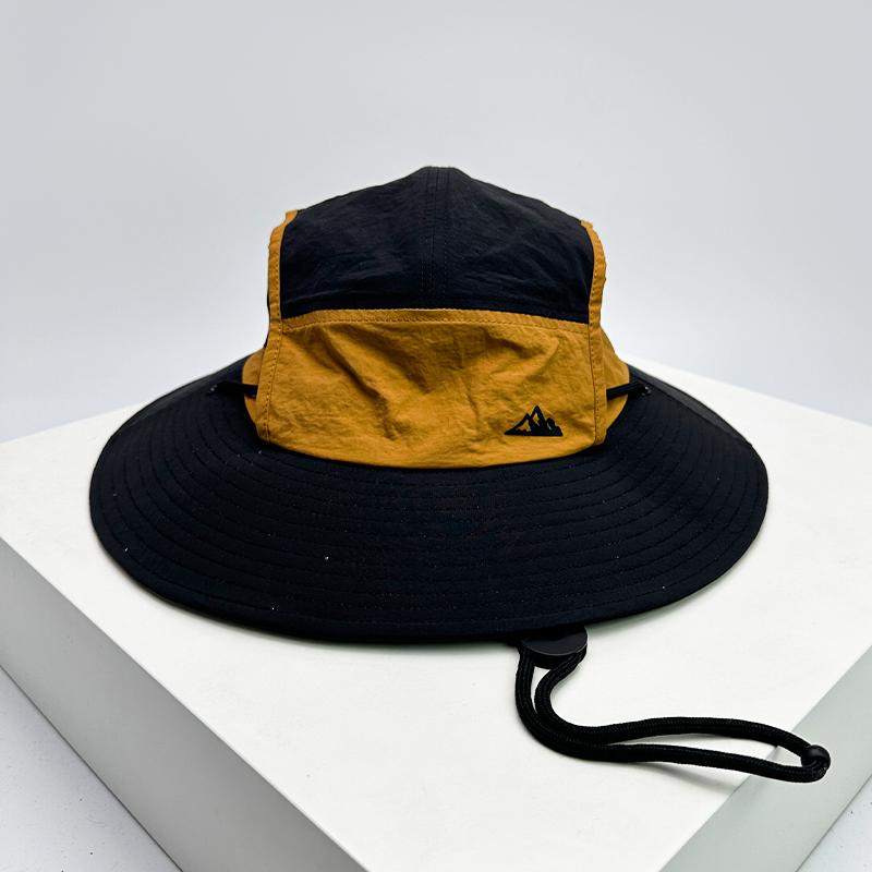 Fisherman Bucket School Old Vintage Dry Quick Drying Fast Women  Men For Neutral Gender Fresh Caps Hats Color Block Sunshade Outdoor Breathable