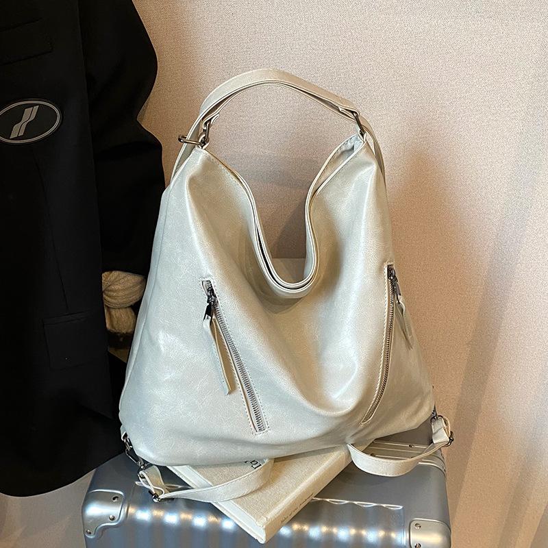 Taschen Damen Großes Fassungsvermögen Trend Bucket Bags Lässige Rucksäcke Schlichte Damen Vielseitige Einzelne Schulter Schräg Umhängetaschen Damen