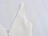 2025 Spring Women's European American V-neck Sleeveless Slim-fit Mini Dress