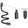 Mount Monopod Flexible Tripod Stand Neck Holder Selfie Stick Pole For Gopro Hero13 12 11 9 For Insta360 X4 X5 X3 Action Camera