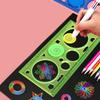 Imaginative Geometry Spirograph Drawing Stencils Collection Painting Template Art Crafts Children Learning Toy Variety of Flowers Ruler