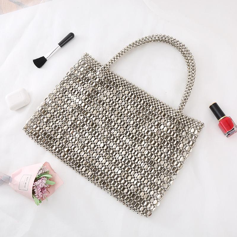 2023 Women's Handheld Pearl Bag: French-Inspired, Exquisite Handmade Design