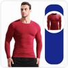Herre treningsskjorter Basketball Sportsklær Løping Yoga Langermet T-skjorte Undertrøye Sykling Treningstopp S M L XL 2XL 3XL
