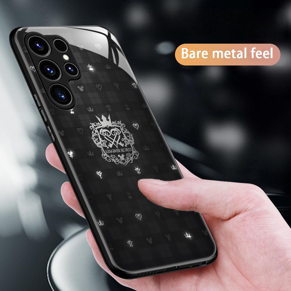 Hot Kingdom Hearts Game Phone Case For Samsung S25 S24 S23 S22 S21 S20 Plus Ultra Note20 Glass Magnetic Case