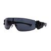 Fashion YK one-piece sunglasses flower glasses INS personalized trend metal frame new