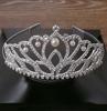 Bridal Crown Claw Chain Rhinestones Crown Dance Suit Dinner Accessories Birthday Party Adult Children Hair Comb Headband