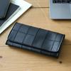 Flap Type Long Wallet Made by Official Baseball Glove Manufacturer Genuine Leather Long Wallet Large Capacity Wallet with Coin Purse Long Wallet for