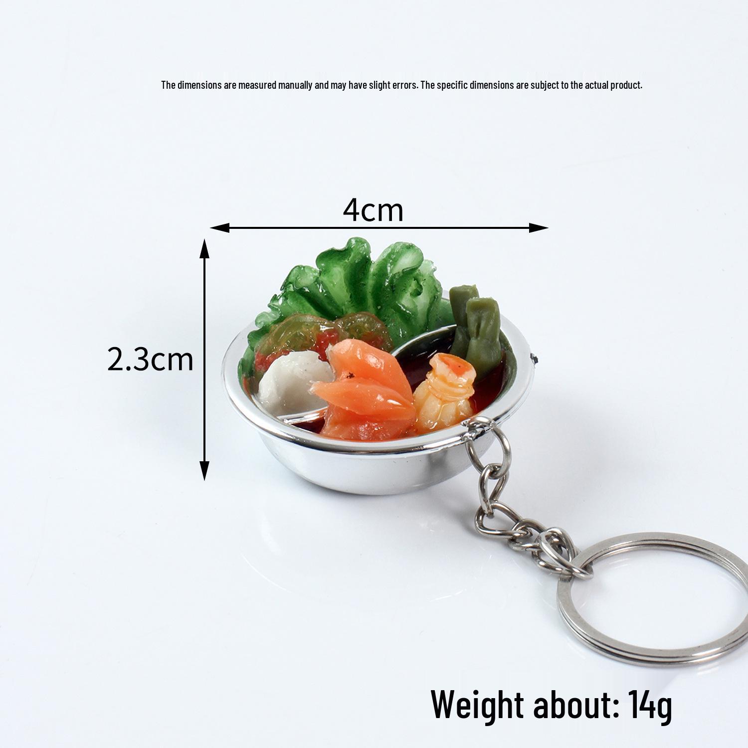 

Мини брелок-подвеска в виде хот-пота Юаньян - Креативный подарок-игрушка для любителей хот-пота