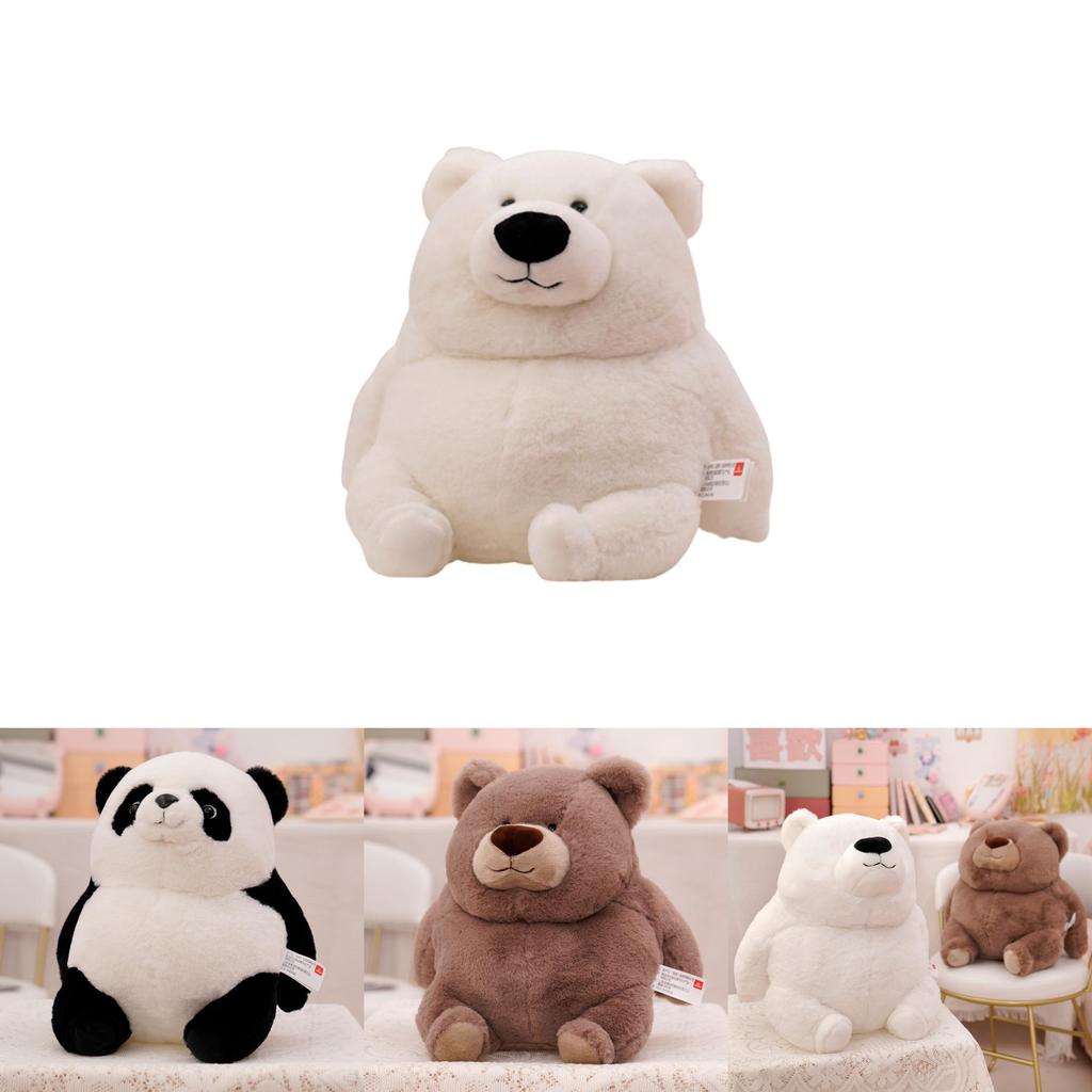 Panda Brown Polar Teddy Bear Doll Stuffed Animal Plush Soft Toy For Kids Baby