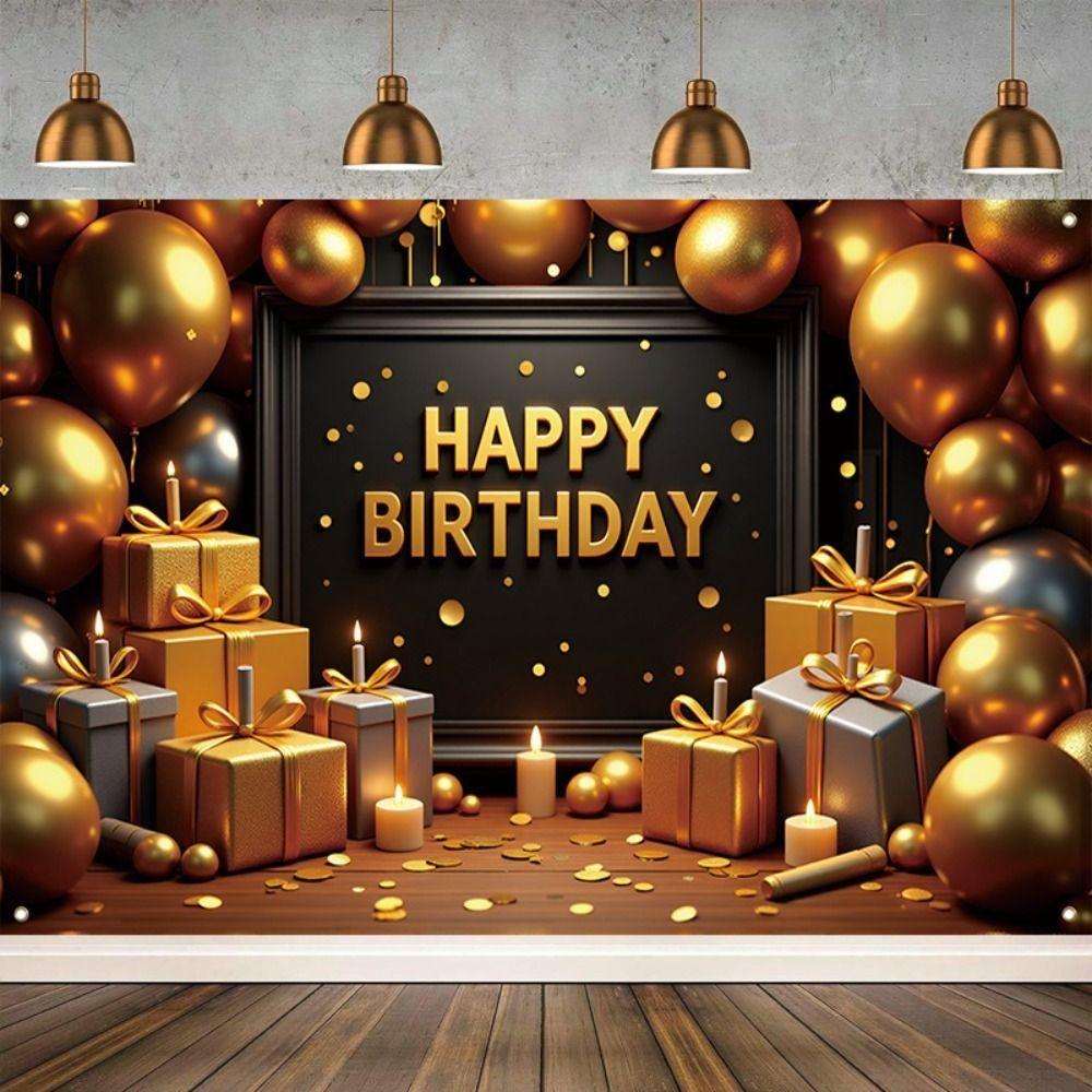 Polyesterové pozadí na narozeninovou oslavu Oslavte Fotografické pozadí Sváteční párty