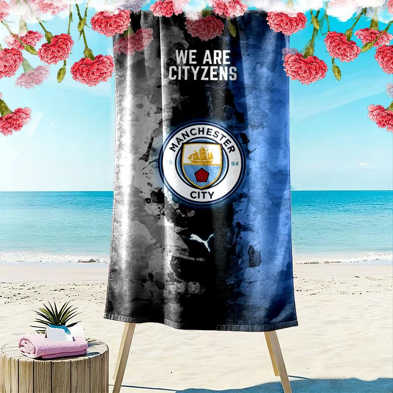The Blues Poster Print Beach Towel, Large Soft Quick Dry Towel for Beach Camping Swimming