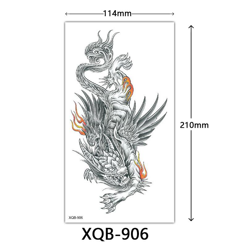 Small Full Arm Tattoo Sticker, Flower Letters, Plain Flower Tattoo Sticker Tattoo