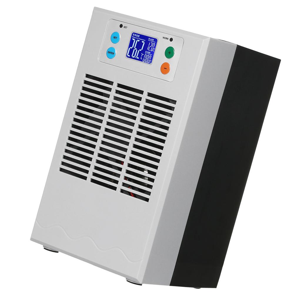 70W 20L Small Fish   Water Heater & Chiller Aquarium Chiller Semiconductor Electronic Aquarium Cooler LCD Display Quiet Digital Fish   Cooli