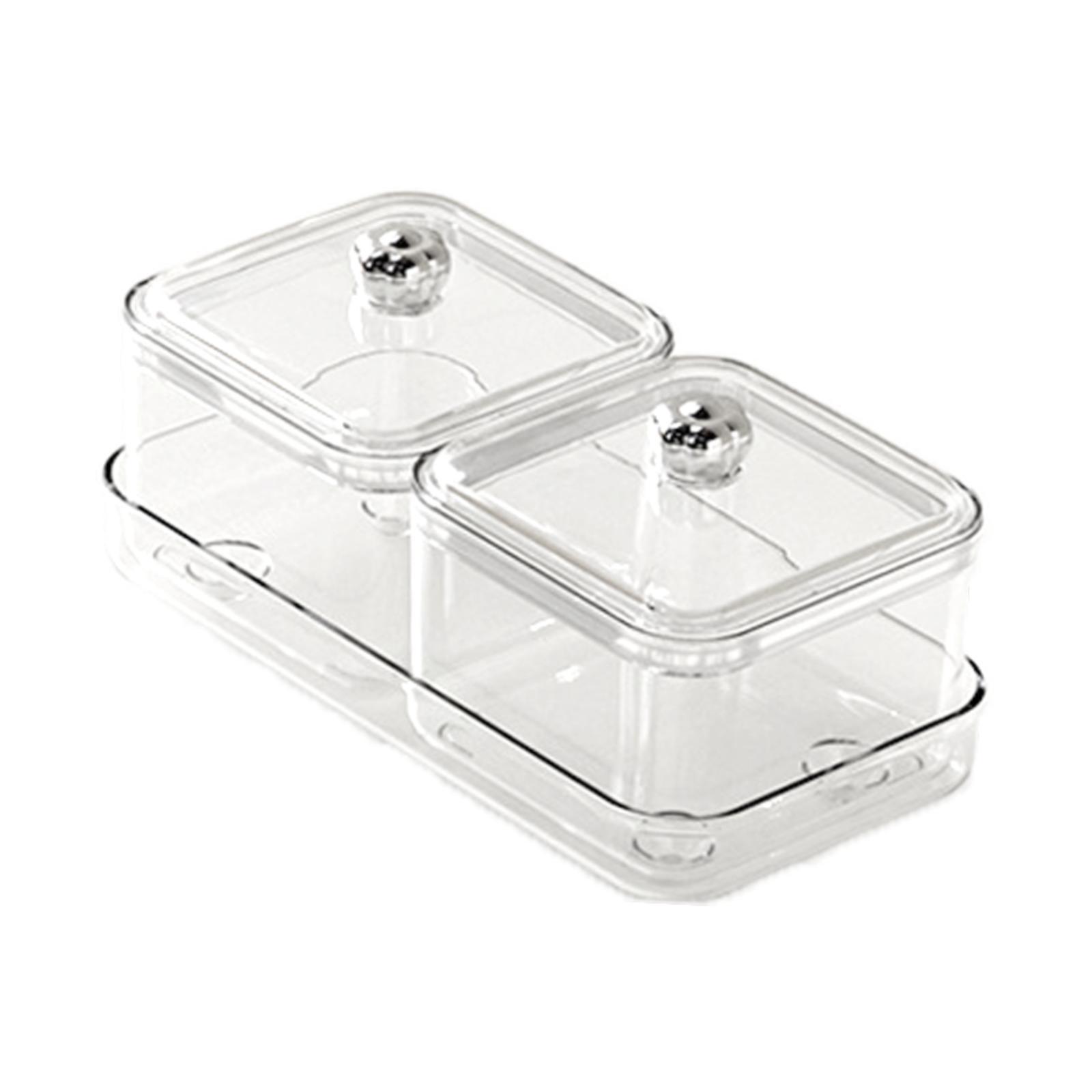 Dried Fruit Tray Divided Serving Dishes Dustproof Appetizer Serving Tray Dried Fruit Tray for Dining Room Holiday Kitchen Nut