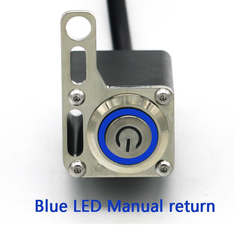 LMoDri 12V Motorcycle Replacement Accessories Handlebar Headlight Fog Spot Light Waterproof Switch Manual-return E-bike