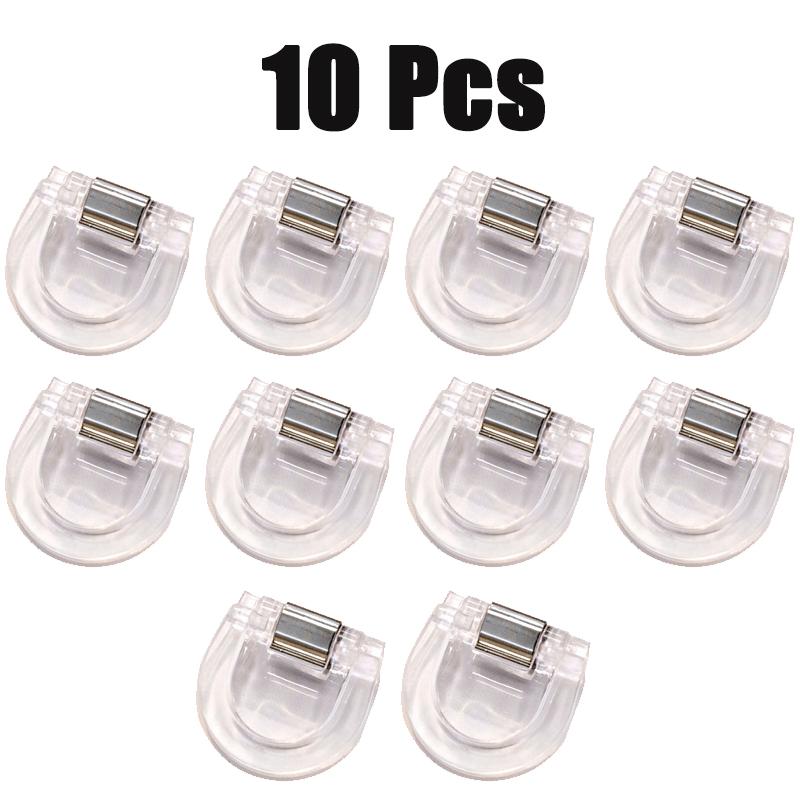 1/5/10/20Pcs Invisible Leg Shortening Clips Non-slip Pants Edge Clip Detachable Acrylic Buckle for Anti-drag Pants Hem Fixing