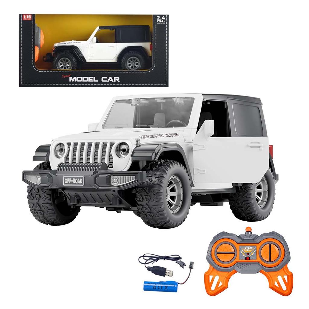 Jeep 1:14 2.4G RC Remote Control Simulation Car Model Racing Vehicle Toy Gift for Boy Girl Children Kid Adult Birthday Gift