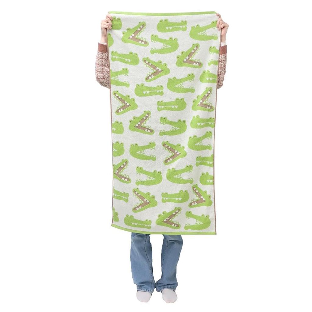 Hayashi Bade 60 x 120 Tiergesicht BO400204 Handtuch, ca.. cm, Krokodil,