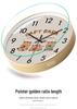 Capybara-Themed Silent Wall Clock for Home and Children's Study