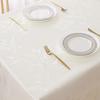 French White Phoenix Tablecloth Family Table Cloth Hotel Rectangular Tablecloth Coffee Table Cover