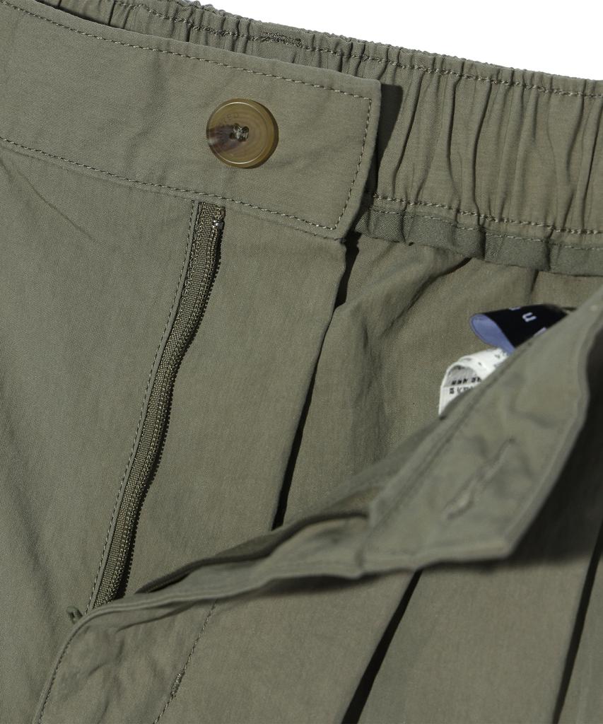 Eonoideu Double-Pleated Wide Cargo Pants Khaki (Lp3Pu724-048)