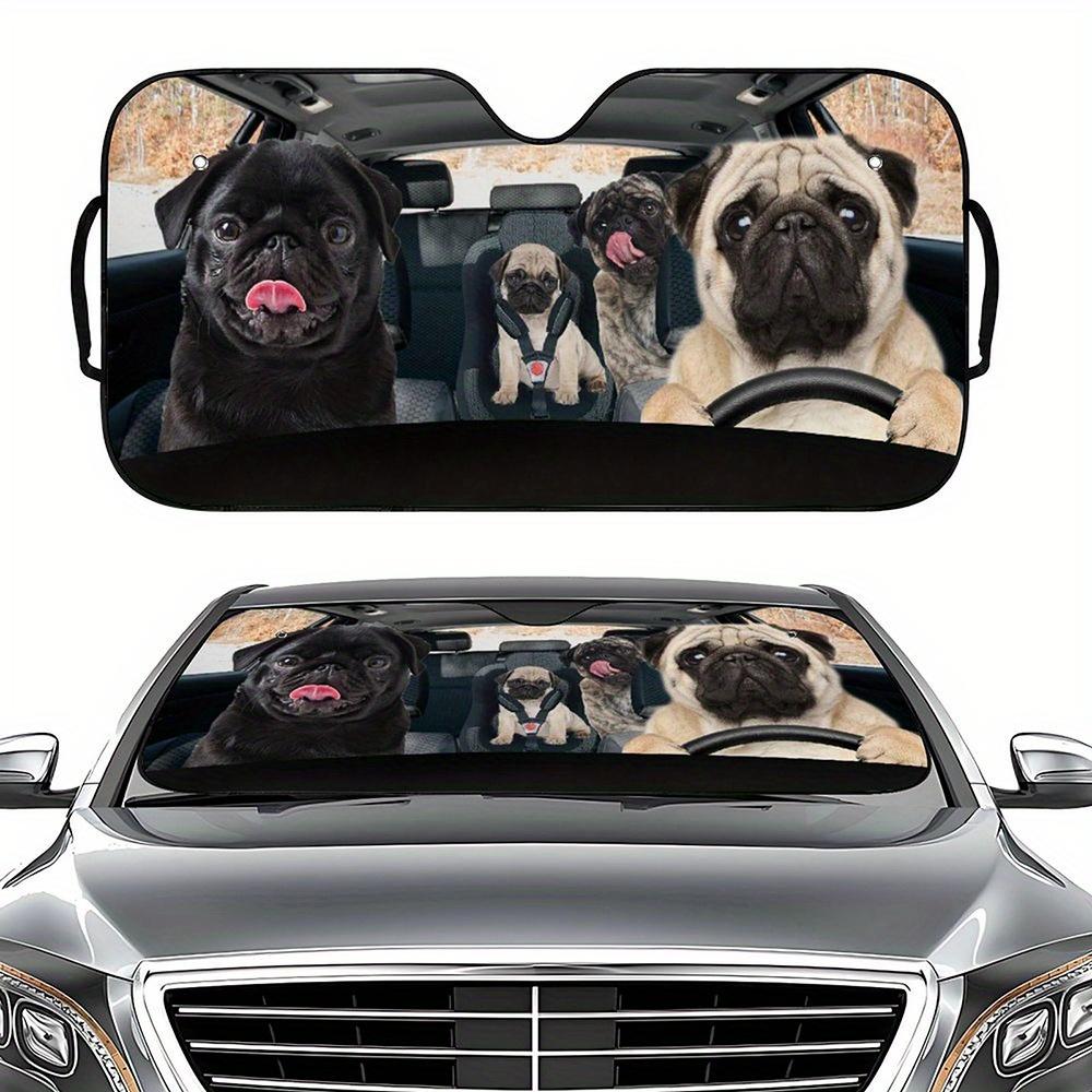 

Персонализированный складной забавный дизайн с животными, глянцевый солнцезащитный козырек, теплоотражатель, простой в установке, солнцезащитный козырек для лобового стекла автомобиля, козырек от солнца