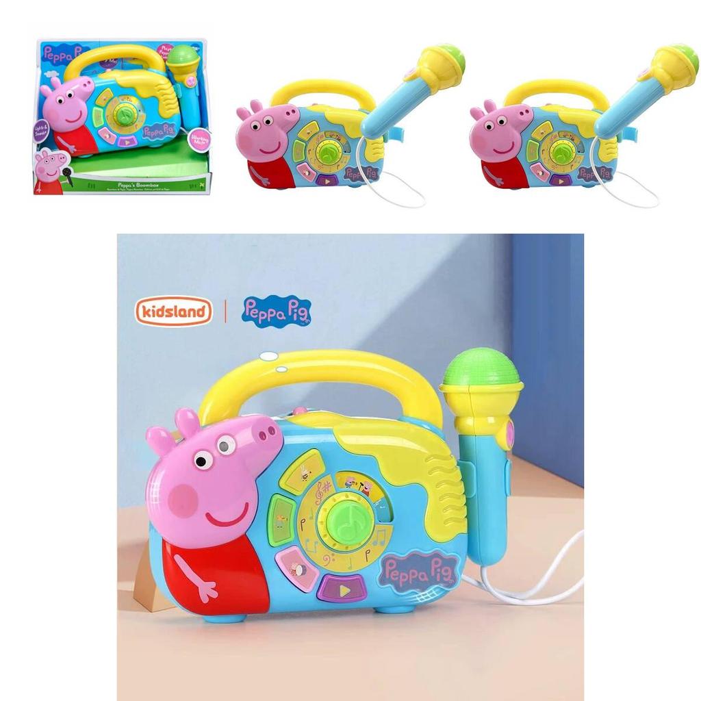 Peppa Pig Toy Speaker With Light And Microphone For Kids Singing And Interactive Play