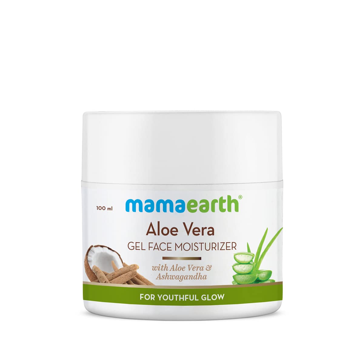 

Mamaearth Aloe Vera Gel Face Moisturizer 100ml | Lightweight Daily Hydration Gel | For All Skin Types | Non-Greasy & Soothing Skincare