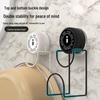 Wall-Mounted Rotating Suction Basin Hook - No Drill Bathroom Rack, Strong Load-Bearing Storage Solution