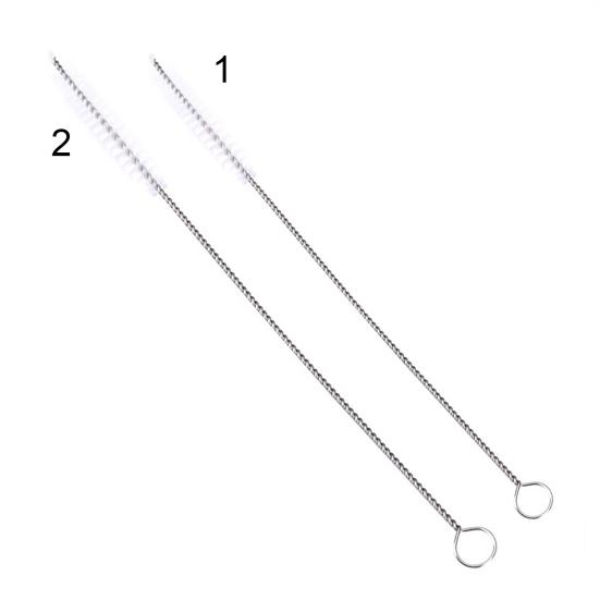 10Pcs Bottle Straw Brush Convenient Flexible Stainless Steel Practical Kitchen Pipe Tube Cleaner for Home
