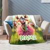 Dancing Cow Customize Your Name Blanket Warm Comfortable And Soft Blankets Are Suitable For Home Lunch Break Blanket Office Sofa Sofa Gift To