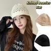 Hollow Out Crochet Pullover Hat Bohemian Style Weave Cap Sweet Knitted Beanies Hat  Girls