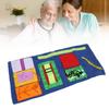 Sensory Blanket for Dementia Alzheimers Improves Mental Stimulation Anxiety Relief Roll Up Autistic Activity Blanket