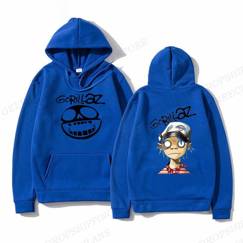 Rock Band Gorillaz Hoodie Men Fashion Hoodie Kids Hip Hop