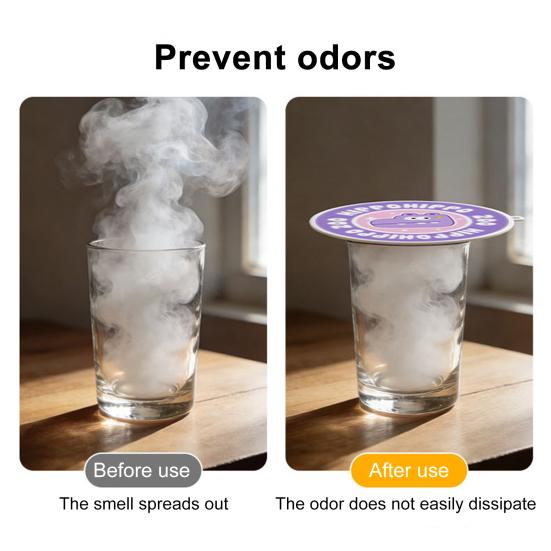 Cartoon Animal Pattern Floor Drain Cover Anti-Odor Sealed Design Waterproof Floor Drain Cover Sewer Accessories