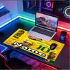 Custom Name Personalized Neymar Jr Pattern Mousepad, Laptop PC Desk Mat, Decorative Desk Mat for Home Keyboard Pad Gift
