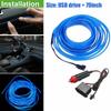 LED Car Light Lamp Flexible Auto Interior Decorative Atmosphere Wire Strip Cold LED Light