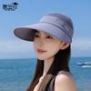 Summer Outdoor Big Eaves Sunscreen Hat Cycling Breathable Sun Hat Children's Casual Fashion Versatile Face Small Empty Top Hat