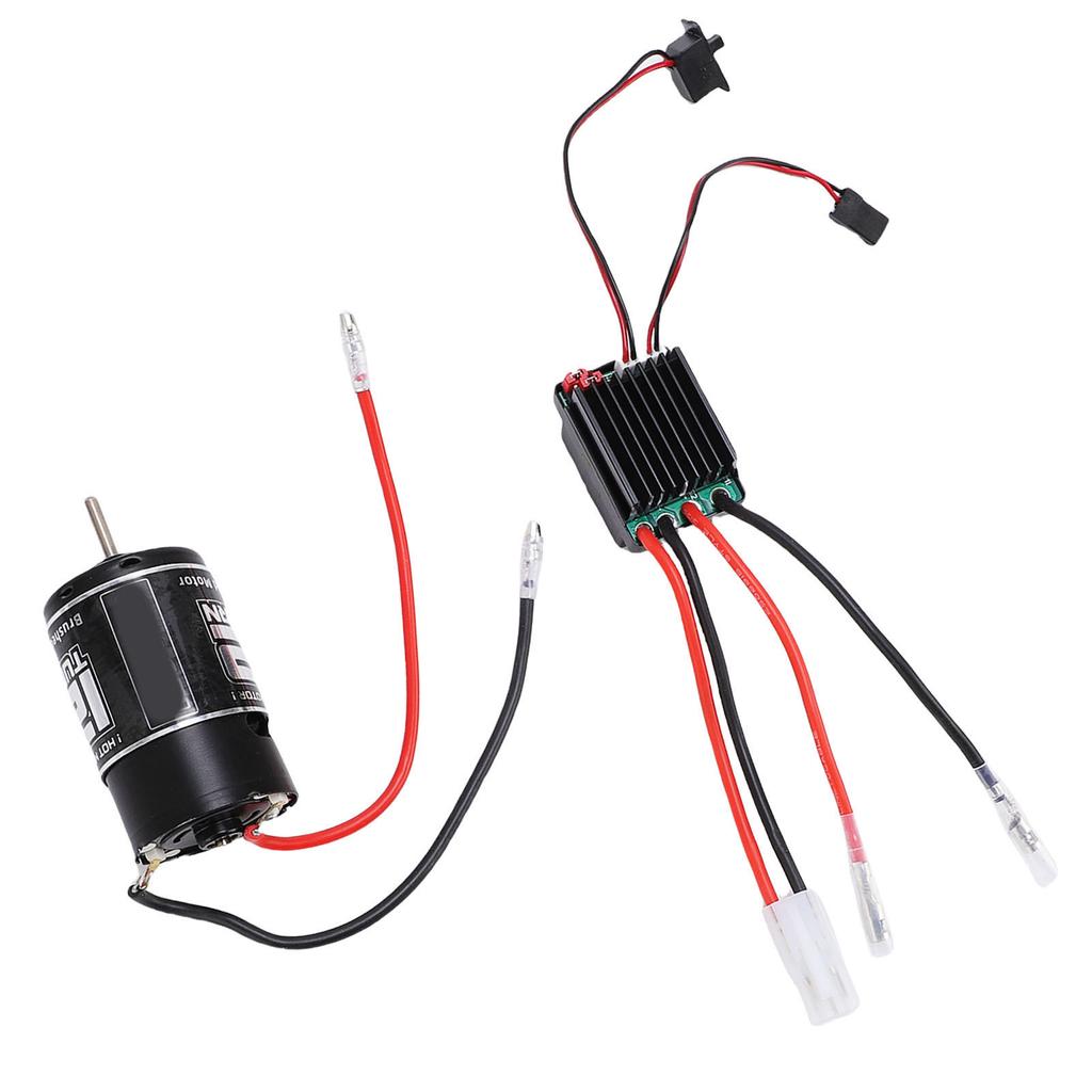 RC 550 12T Brushed Motor BEC 5V2A with 320A ESC High Torsion Brushed Motor for RC Cars Boats