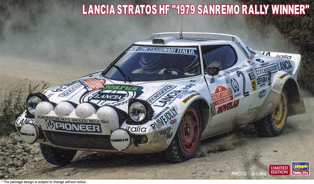 

Hasegawa Lancia Stratos HF 1979 Победитель ралли Сан-Ремо Пластиковая модель 20440 1/24