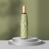 16-Bone automatic bronze brushed vinyl umbrella male and female three-fold umbrella umbrella