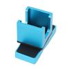 Billiard Chalk Holder Aluminum Universal Dry Oil Pool Cue Chalk Holder Billiard Accessories Blue