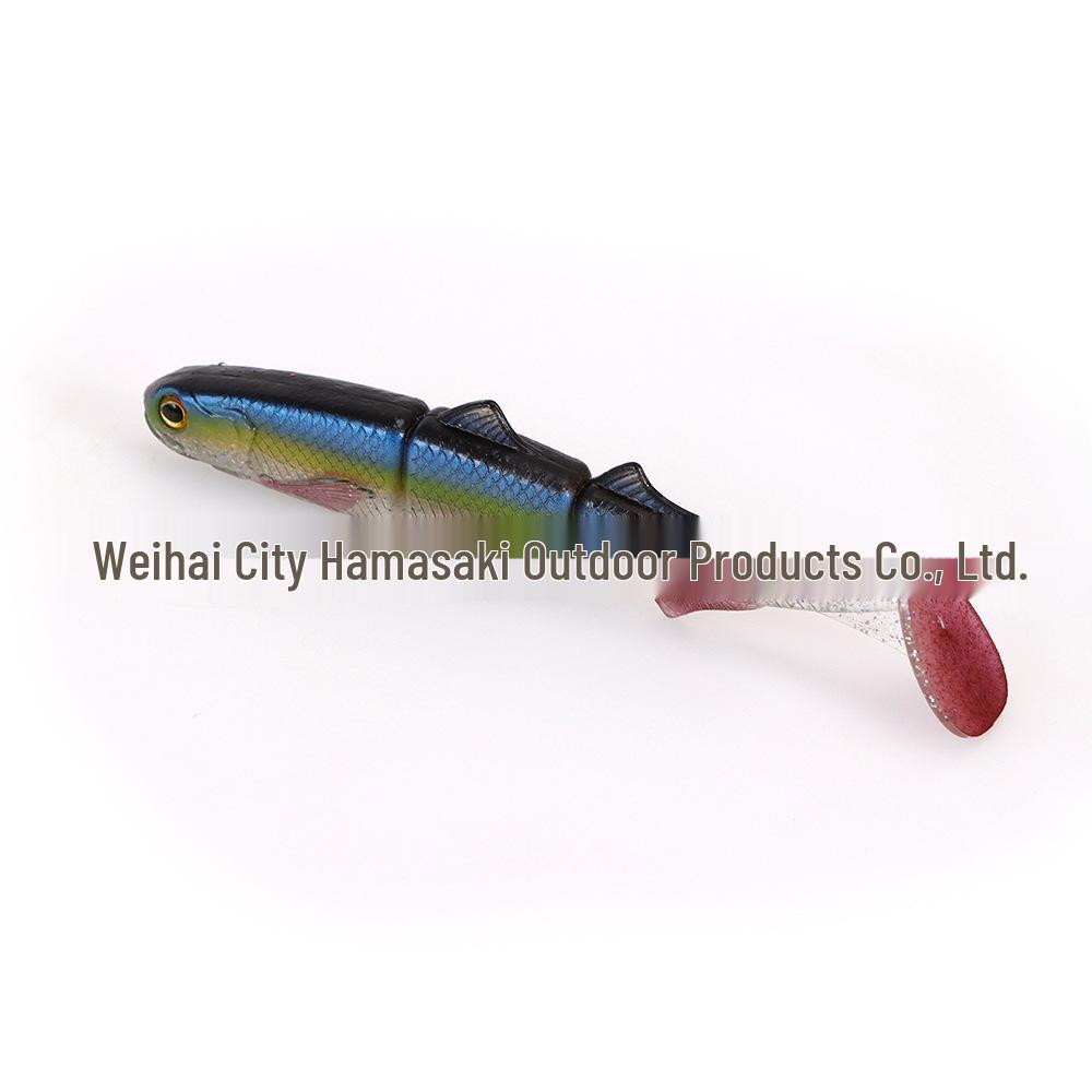 

Three-Section Realistic Fish Soft Bait for Bass and Sea Fishing 15 cm / 25 g