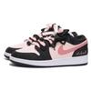 Jordan Air Jordan 1 Couverture Basse Vintage Chaussures de Basketball GS Noir Rose DX4374-008(Équipe-SBOX)
