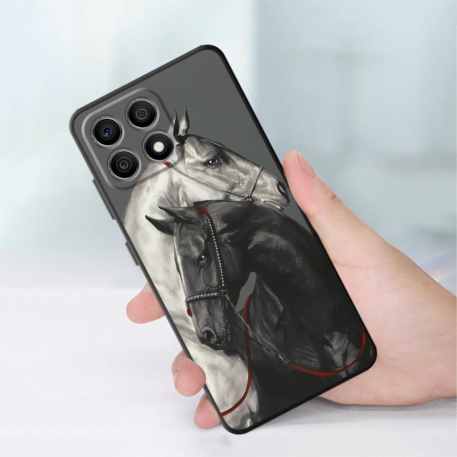 Anime Horse Pattern Case for Honor X9a X7 X5b 90 X6 70 Magic5Lite 8X 200 400 Lite X8 Funda Phone Cover