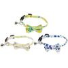 Cat Collar Fruit Pattern Pet Bow Tie for 9Pcs Adjustable Neck Chain