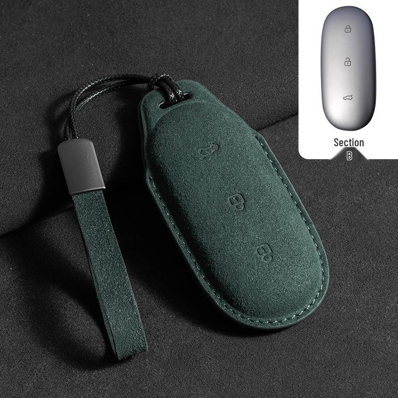 Li Auto L6/L7/L8/L9max Schlüsseletui Hochwertige Wildleder-Tasche mit Lanyard