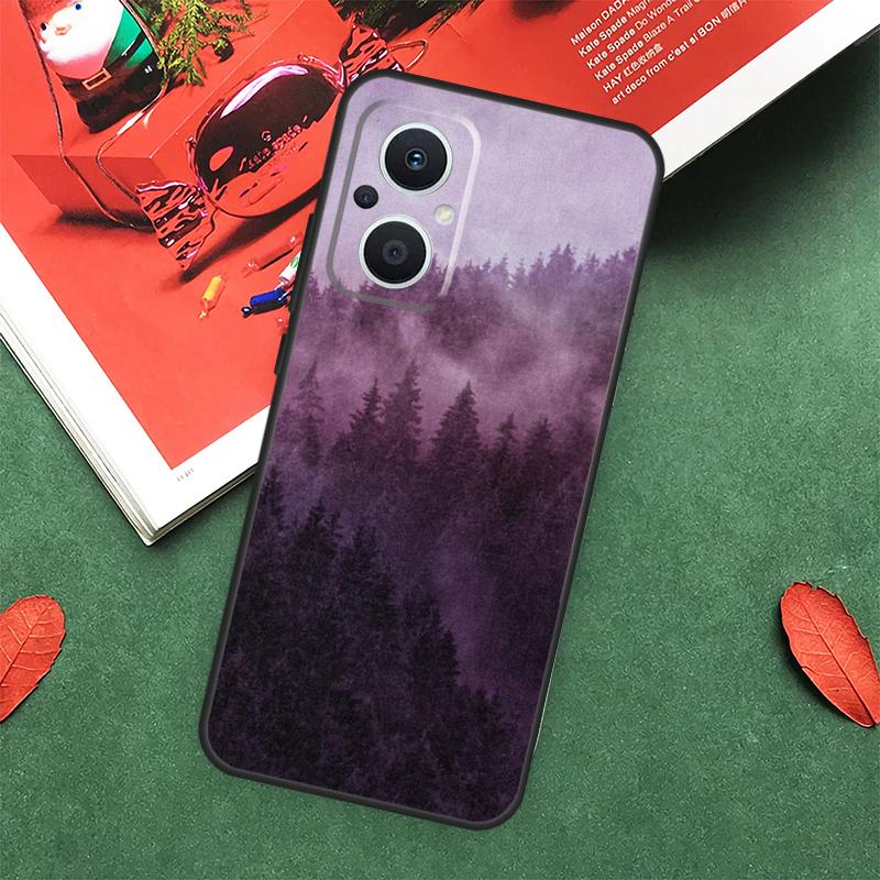 Forest Cloud Pattern Case For OPPO Reno 7 8 Lite 8T 10 11 12 13 Pro 12F 13F 14F OPPO Find X8 X6 X5 X9 Pro Cover
