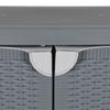 Vidaxl Gartenschrank, Grau, 65X45X88 Cm, Rattan Pp