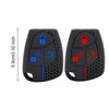 Silicone Auto Key Fob Case Cover Fit For Mercedes Benz C B E Class W203 W211 W204 Yu Bn Cls Clk Premium Grade Auto Interior Accessory